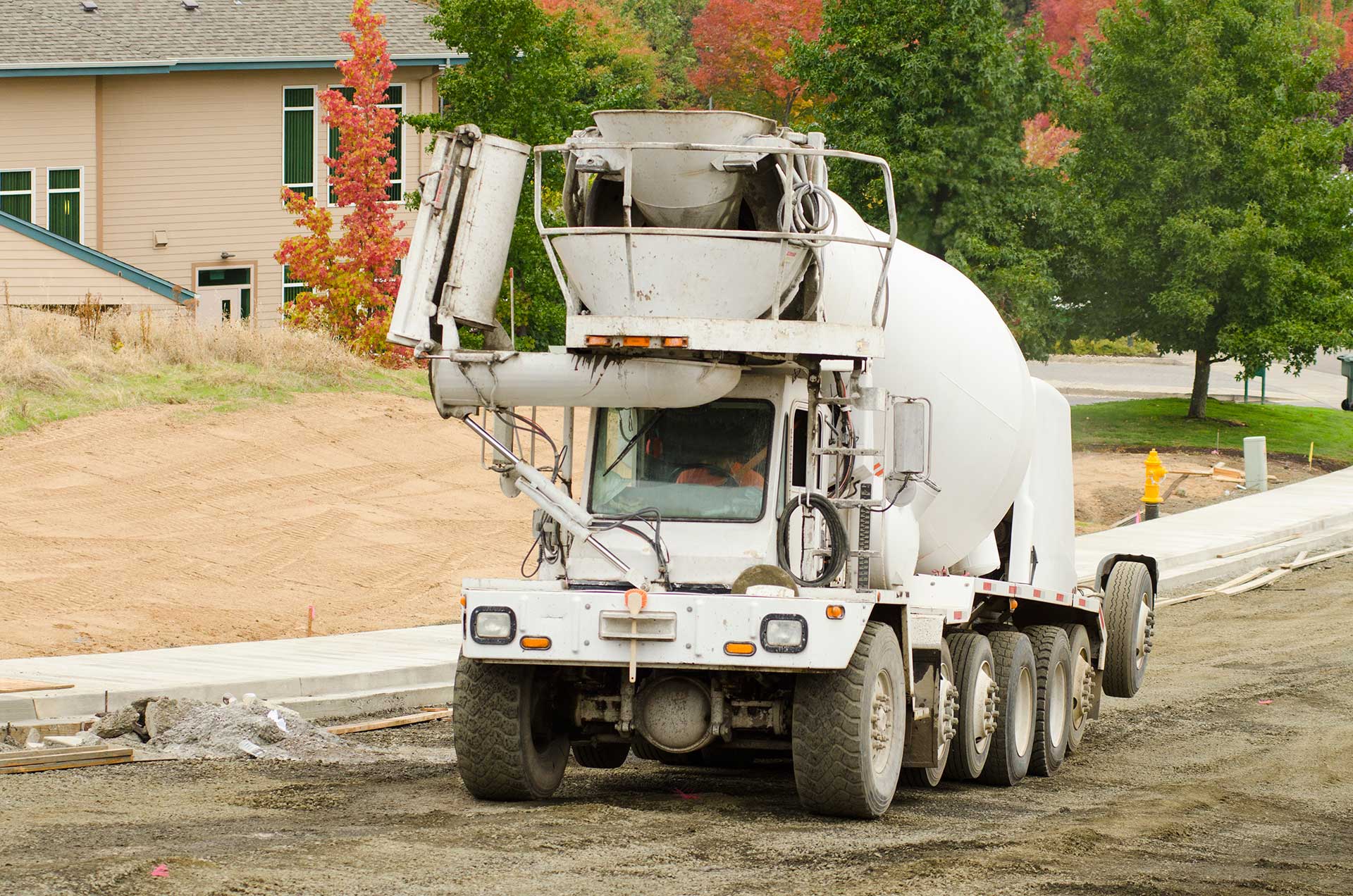 concrete driveway construction